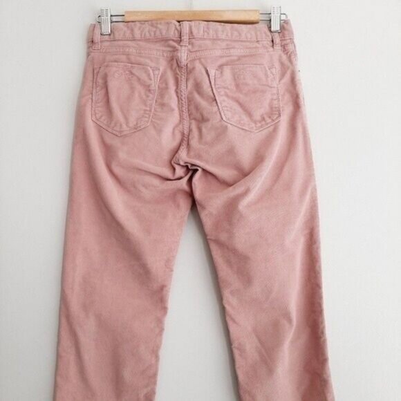 NICE THINGS Corduroy Skinny Pants Pink Sz S - Picture 7 of 10